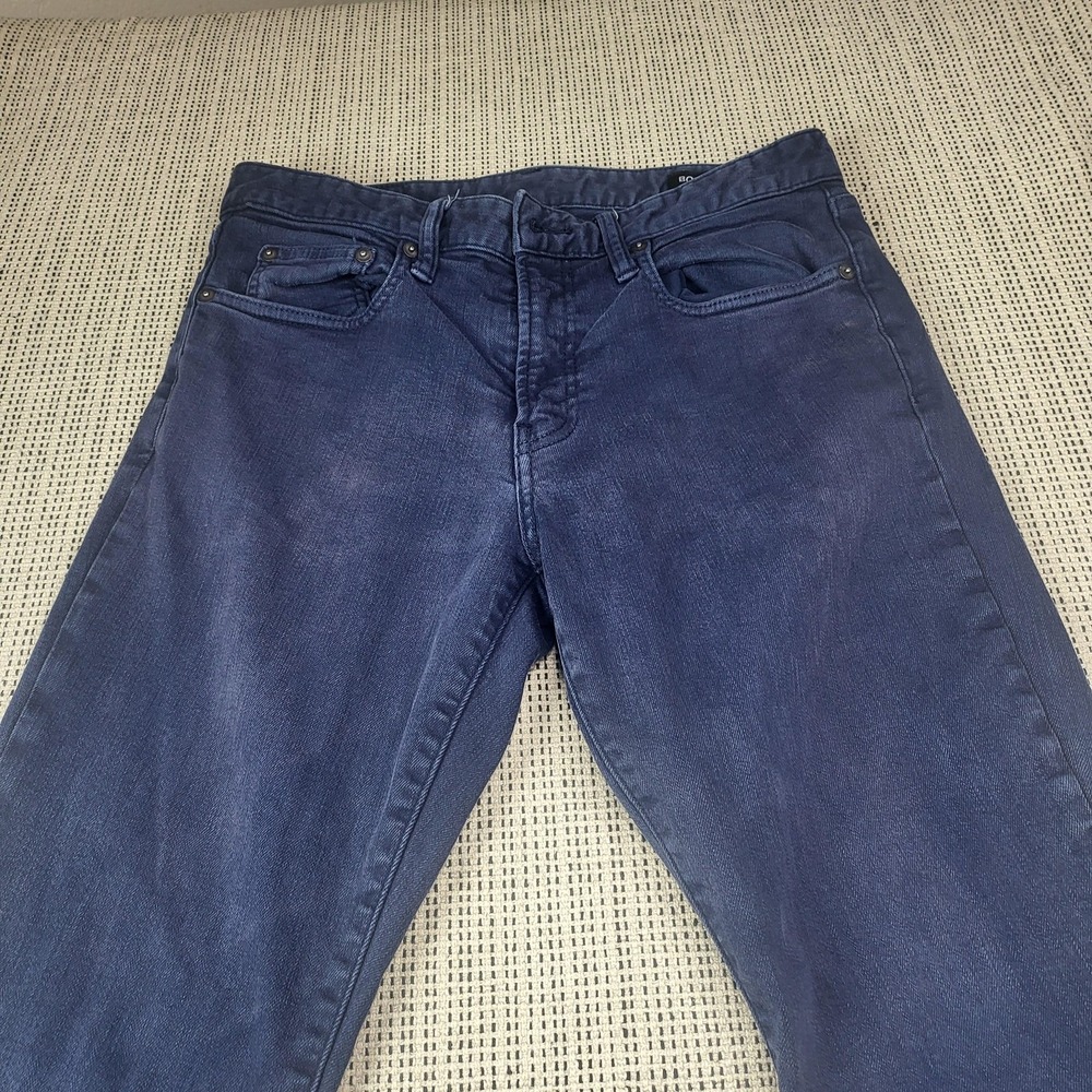 Bonobos Jeans Mens 31x30 Blue Medium Wash Slim Tapered Denim Pants Casual